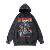 Unisex Vintage Hoodie Sweater Hip Hop Print Sweater