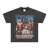 Mike Tyson T Shirt Boxer Retro Short Sleeve