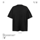 American vintage street T-shirt men's loose casual half-sleeved shirt