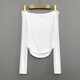 Women Long Sleeve Shirt T-shirt Long Sleeve Bottoming Shirt Women's Top