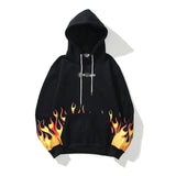 Palm Angle Hoodie Palm Angels Flame Letter Print Hooded Men and Women
