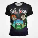 Sally Face T Shirts Sally Fisher 3D Digital Printed round Neck Men's and Women's T-shirt