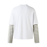 Unisex long-sleeved shirt autumretro round neck
