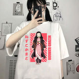 New Cute Kamado Nezuko Printed Anime T-shirts Fashion