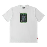 Men T Shirt Vintage Cartoon Printed Short Sleeve T-shirt Men & Women Trendy