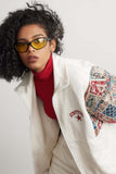 Unisex Jacket Fall Color-Blocking Splicing Coat Women's Clothing