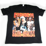 Detroit Eminem T Shirt Rap Hip Hop Vintage Washed Old Batik T-Shirt