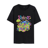 Short sleeve slipknot band crew neck