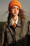 Unisex Jacket Autumn Stitching Split Jacket
