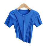 Women T-shirt Summer round Neck Short Sleeves T-shirt Women's Tops
