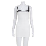 Women's Desses Summer Women's Suspender Skirt Hip Skirt Solid Color