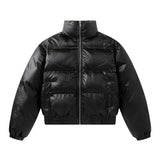 Unisex Down Jacket Winter Vintage Short Bakery