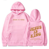 Jesus Is King Hoodie Christian Faith Sweatshirt Jesus