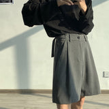 Men Sweatpants Shorts Men's Loose Korean Style Trendy Hong Kong Style Fashion Brand