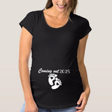 Loading Printed Maternity T Shirt Pregnant