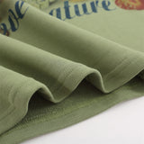 Men Hoodie Fruit Printed Crew Neck Sweatshirt Men