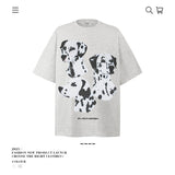 American vintage street T-shirt vintage cotton men and women summer