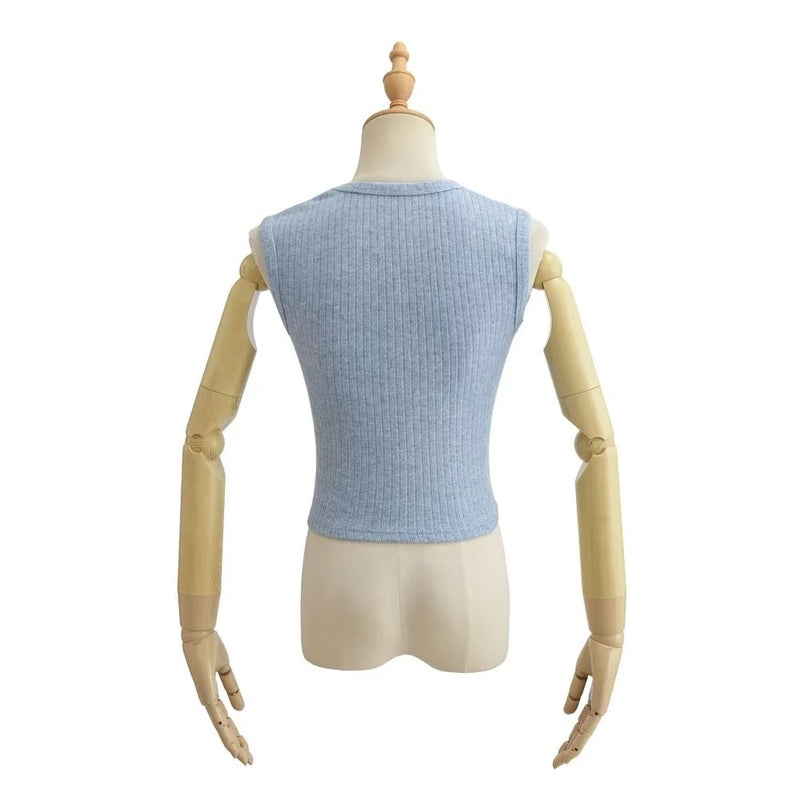 Women Camisole Amoi Cashmere Texture Vest