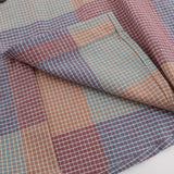 Men Long Sleeved T Shirt Plaid Long Sleeve Shirt Men Spring and Autumn Leisure Baggy Coat