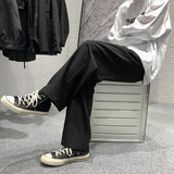 Men Sweatpants Men's Casual Baggy Straight Trousers Spring Mopping