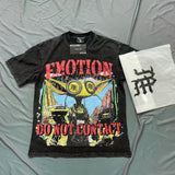 Mixed Emotion T-Shirt Alien Ancient print, summer Short sleeves