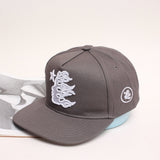 HS Hat Fashion Embroidery Flat brim Baseball Cap Casual Versatile Men's and Women's Same