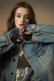 Unisex Jacket Fall Letter Print Jacket Women's Clothing