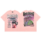 HS T Shirt Graffiti Printing