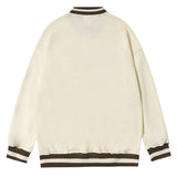 Men Hoodie V-neck Sweatshirt Men's Ins Loose Casual Contrast Color Top