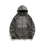 Unisex Sweatshirt Autumn Zipper Hooded Sweater
