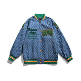Varsity Jacket Vintage Spring Baseball Uniform Trendy Coat