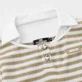 Women Long Sleeve T-shirt Polo Collar Short-Sleeved T-shirt Women's Autumn Ins