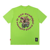 Men T Shirt Printed Half Sleeve Bottoming Summer Casual Short Sleeve T-shirt Men and Women