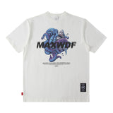 Men T Shirt Printed Half Sleeve Bottoming Summer Casual Short Sleeve T-shirt Men and Women