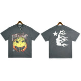 HS Shorts Distressed Casual Short Sleeve