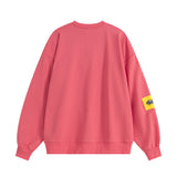 Men Hoodie Loose Casual Long Sleeves round-Neck Sweater