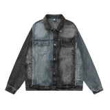 Men Denim Jacket Men's Washed Do the Old Cowboy