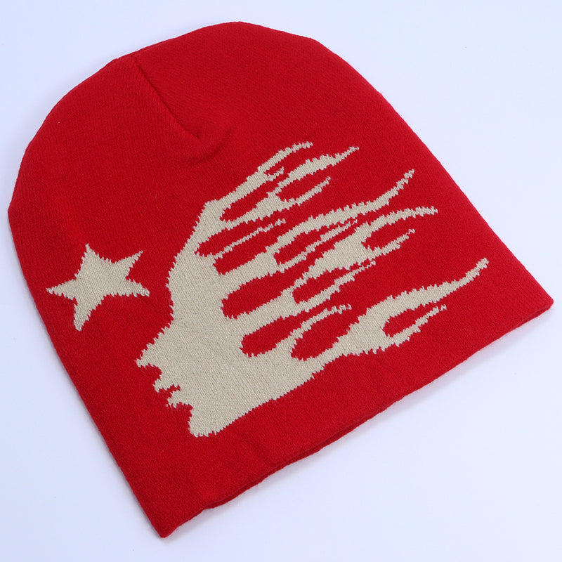 HS Hat Knitted Hat Cold Hat Cool Boy