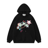 Women Hoodie Printed Hoodie Girls Autumn and Winter Loose Leisure