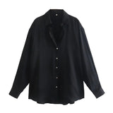 Women T-Shirt Summer Shirt Loose Long Sleeve Top