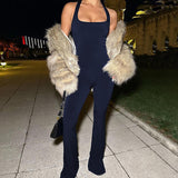 Women Jumpsuit Fashion Fashion Sexy Backless Jumpsuit