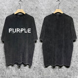 Purple Brand T Shirt Short Sleeve T-shirt Blouse