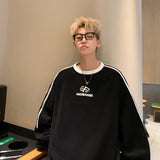 Men Hoodie round Neck Sweater Men Autumn Fashion Brand Trendy Loose