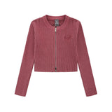Women Sweater Cardigan Sweater Women's Autumn Long Sleeve Zipper Sweater