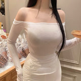 Women Long Sleeve Shirt T-shirt Long Sleeve Bottoming Shirt Women's Top