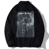 Men's Long Sleeve T Shirt Men's Ins Loose Casual Shirt Spring and Autumn