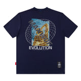 Men's T Shirt Portrait Short-Sleeved T-shirt Men's and Women's High Street Hiphop