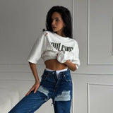 Women Jeans Women's Spring Baggy Straight Trousers