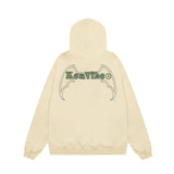 Men Hoodie Embroidered Hoodie Men's Spring and Autumn Loose Pullover Top