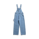 Unisex Pants Autumn Retro Denim Suspender Pants